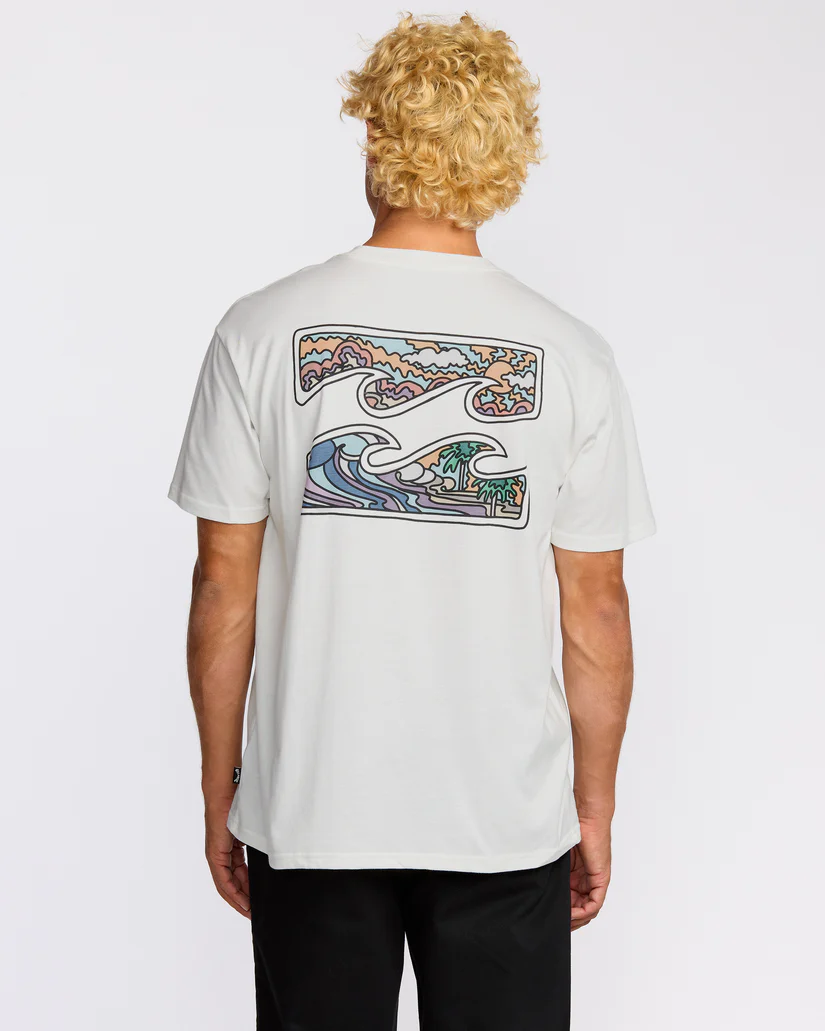 CAMISETA MASCULINO BILLABONG CRAYON WAVE PREMIUM